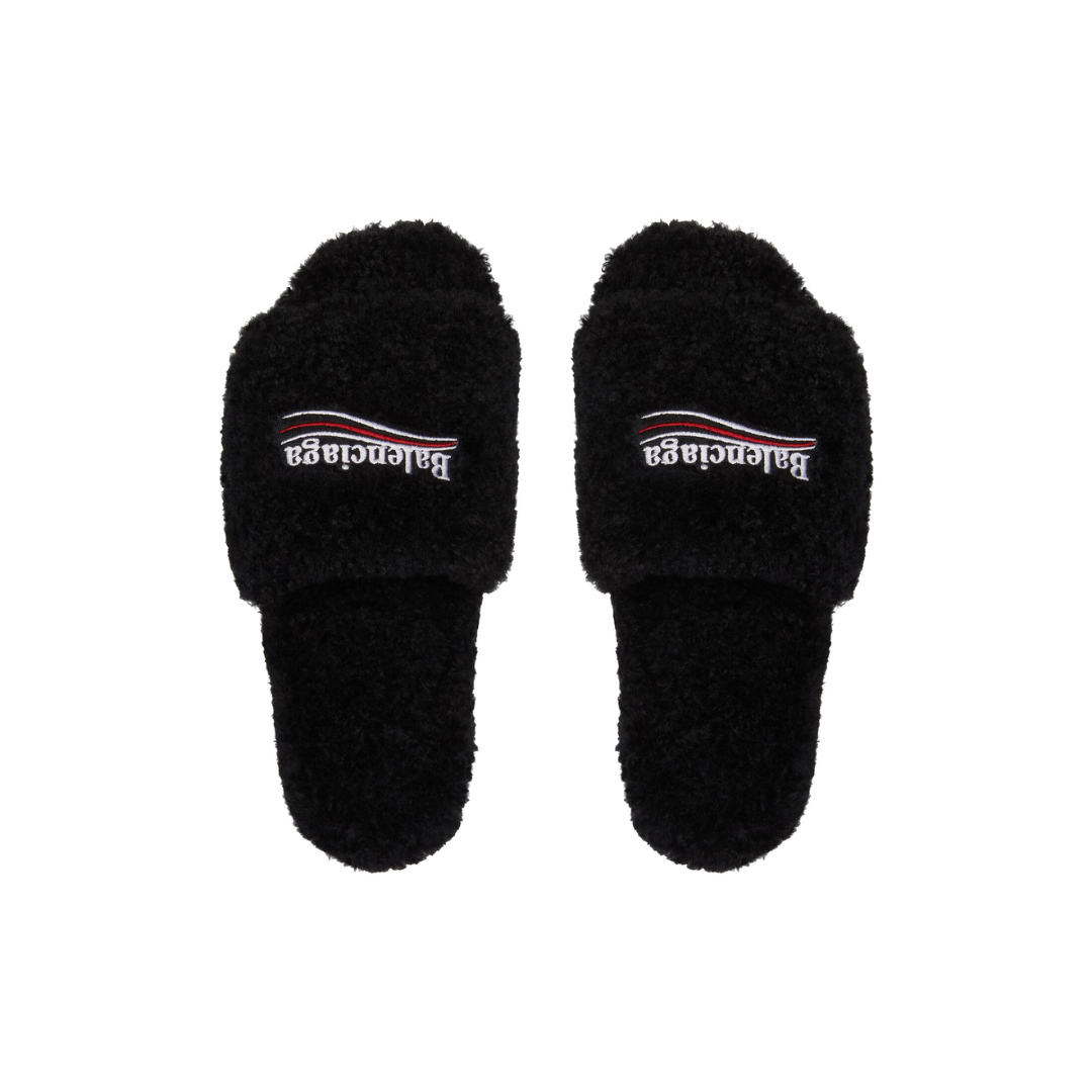 Furry Slide Sandal