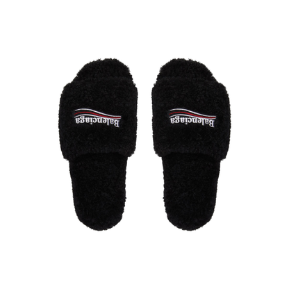Furry Slide Sandal