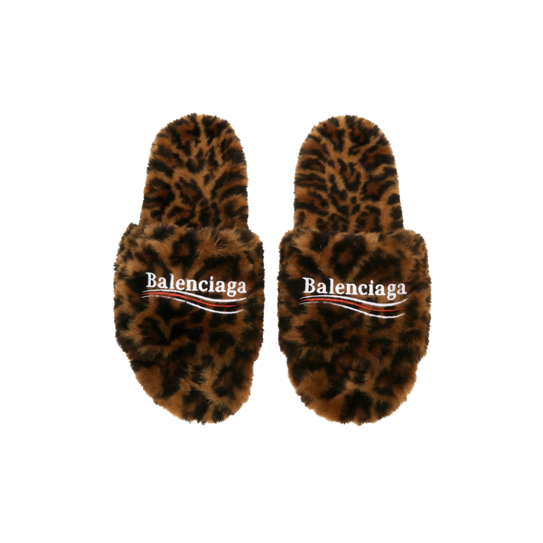 Furry Slide Sandal