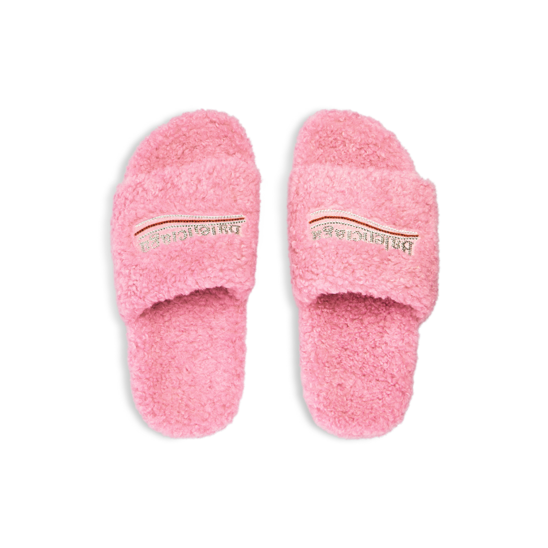 Furry Slide Sandal