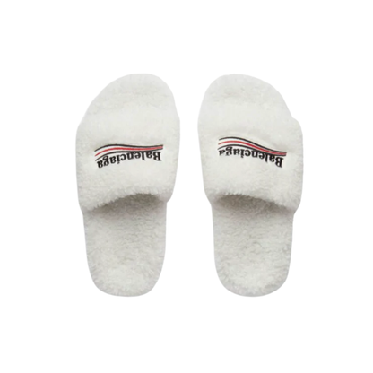 Furry Slide Sandal